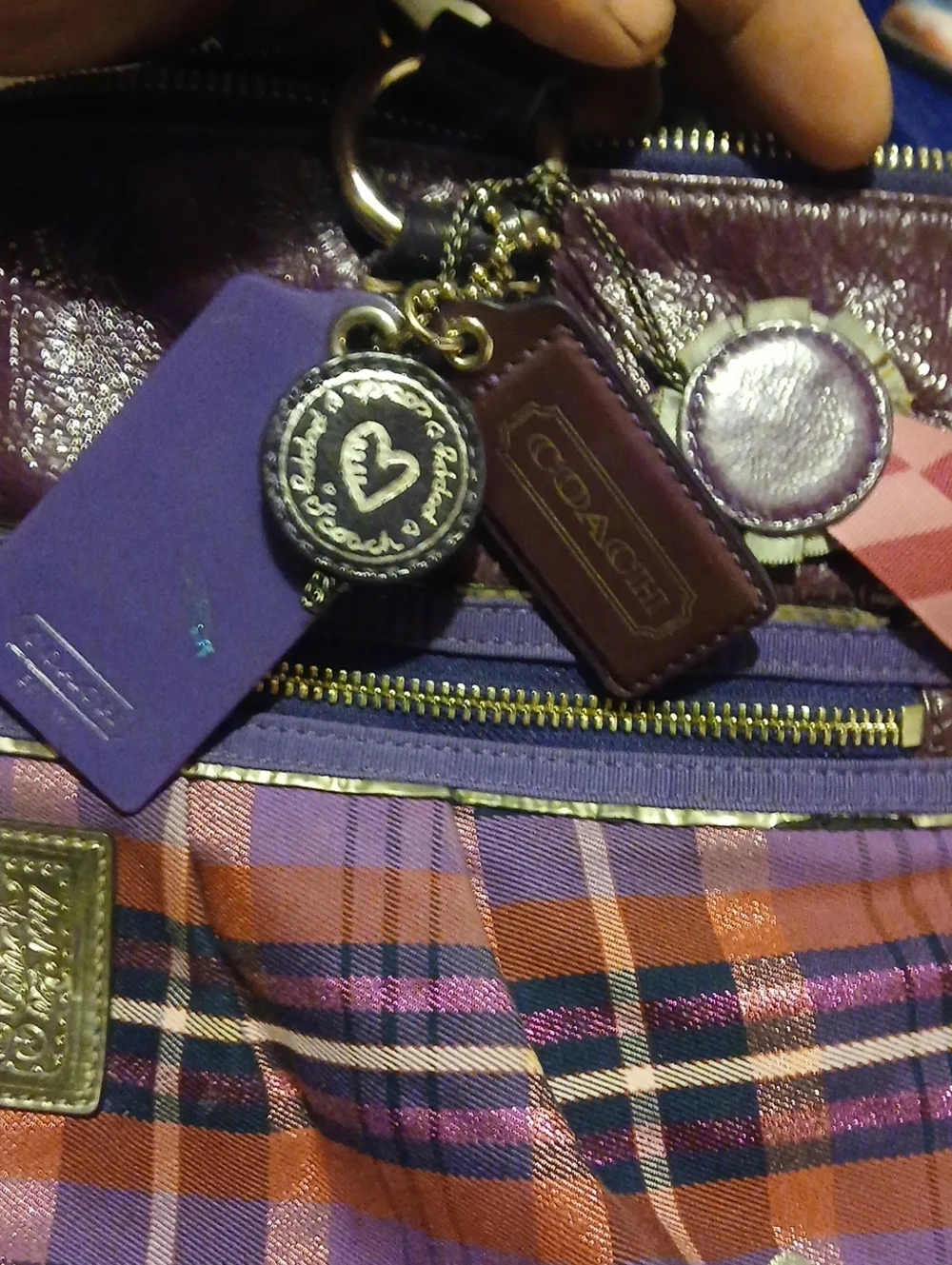 Coach stylish purple